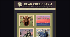 Desktop Screenshot of bearcreekfarm.org