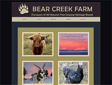 Tablet Screenshot of bearcreekfarm.org